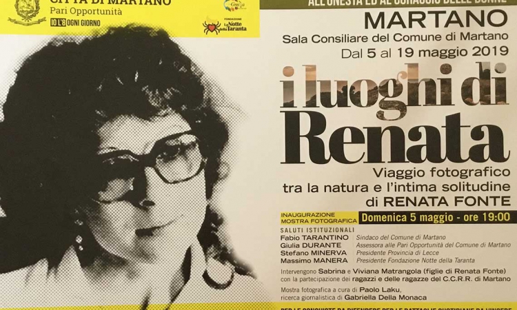 La mostra “I luoghi di Renata” a Martano