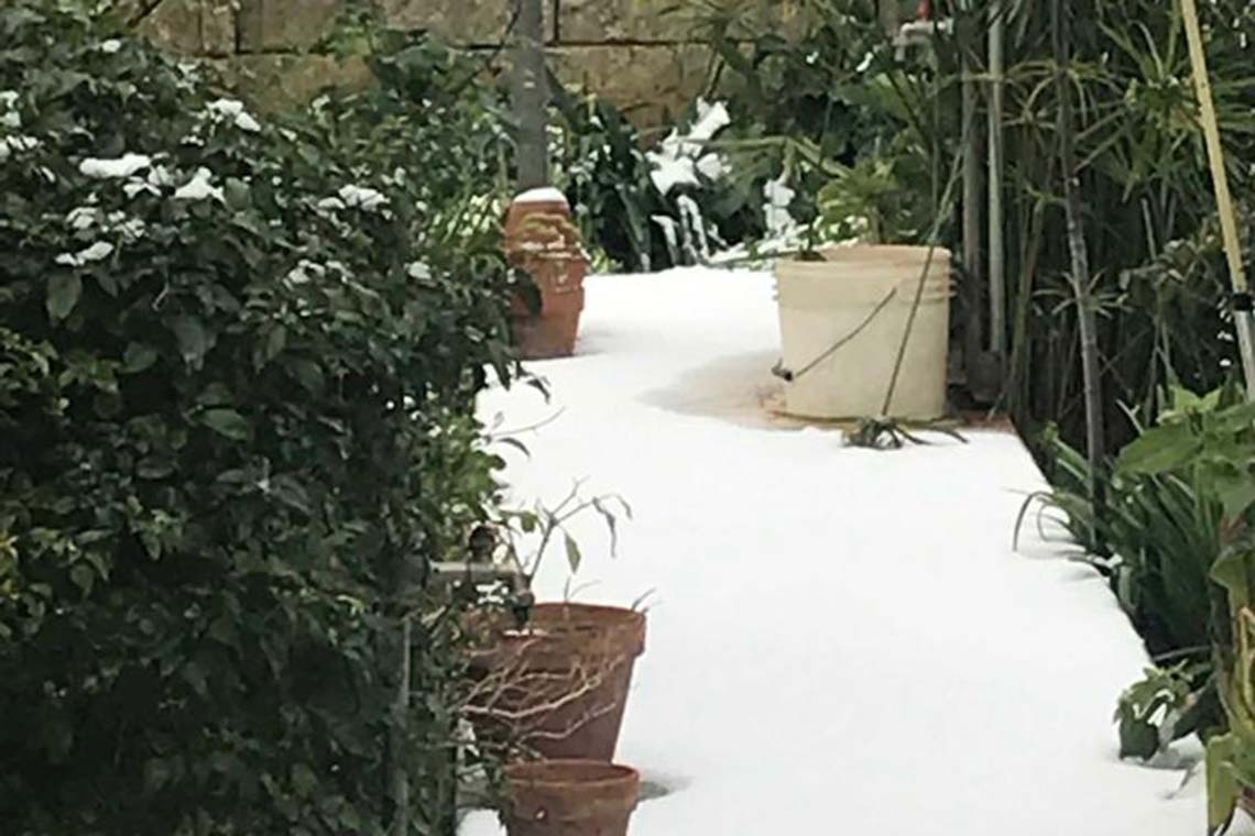 La nevicata del 2003, bianco su nero