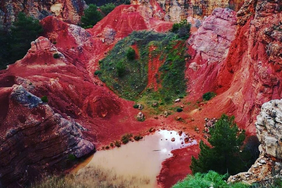 Lago di bauxite di Spinazzola, sorpresa della Murgia