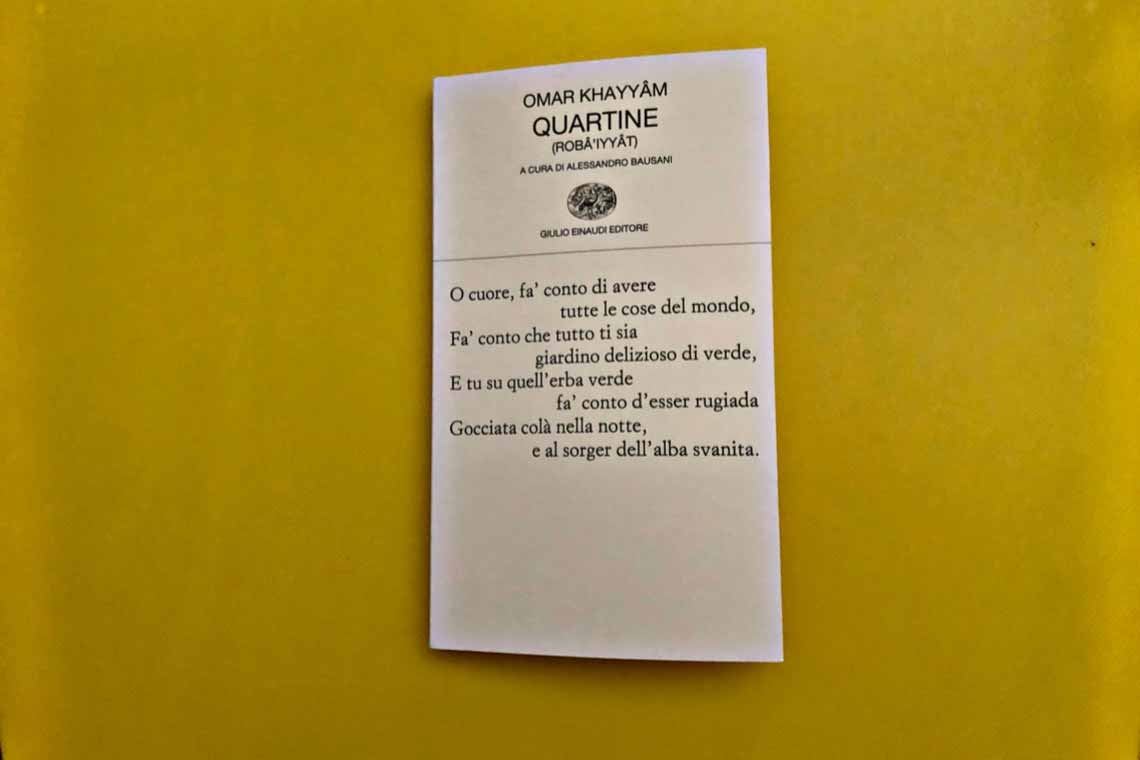 Omar Khayyâm, Quartine    