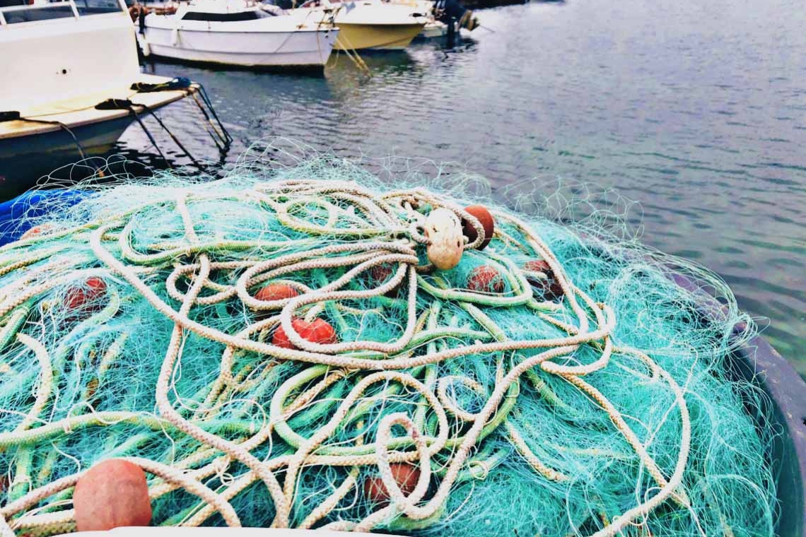 Reti da pesca, pesca di uomini