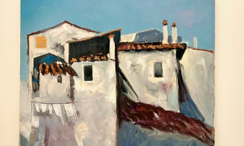 Una casa di bianco e d’azzurro