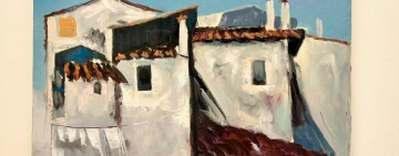 Una casa di bianco e d’azzurro